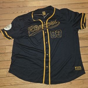 Star Wars Rancors Black and Gold Baseball Jersey *New*